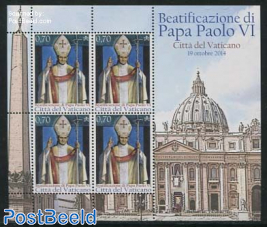 Beatification of pope Paul VI s/s