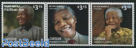 Canouan, Nelson Mandela 3v [::]