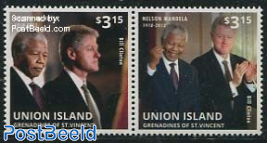 Nelson Mandela, Bill Clinton 2v [:]