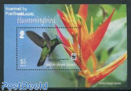 WWF, Antillean crested Hummingbird s/s