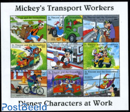 Disney, transport 9v m/s