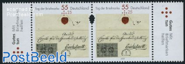 Stamp Day 2v [:] (safety perf. left & right)