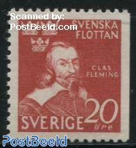 20o, perforated on 3 sides, Stamp out of set