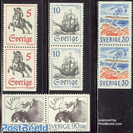 Definitives 4 booklet pairs