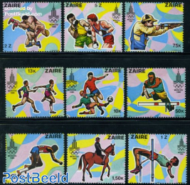 Olympic Games Moscow 9v (not off. issued)