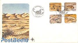 Namibia desert animals 4v