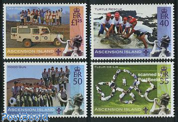 Scouting centenary 4v