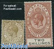 Definitives, George V 2V