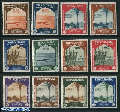 Tripoli, Colonial exposition 12v