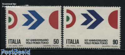 Rome-Tokyo flight 2v