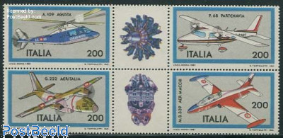 Aeroplanes 4v+2tabs [+T+]