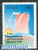 Riccione stamp exposition 1v
