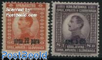 Definitives overprinted 2v