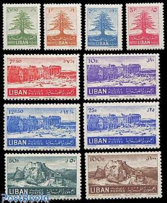 Definitives 10v