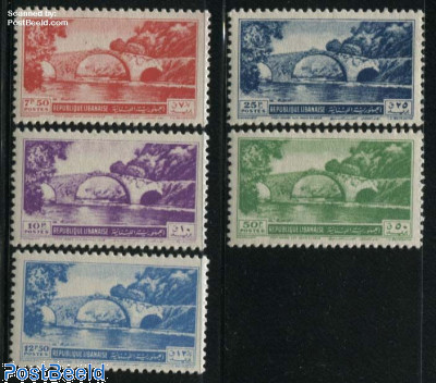 Definitives 5v, bridge