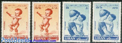 Mother & child 4v