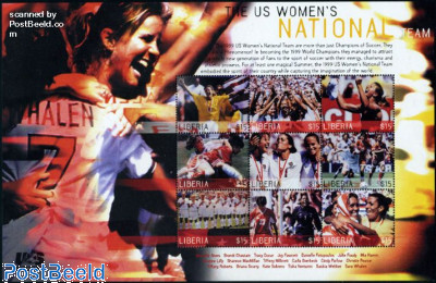 American woman football 9v m/s