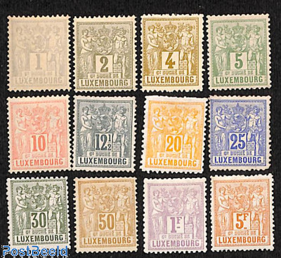 Definitives 12v, Coat of arms