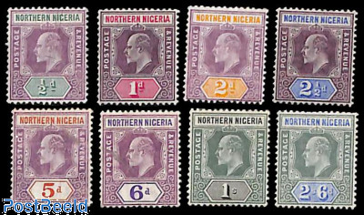 Northern Nigeria, King Edward VII 8v