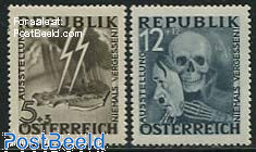 Anti-fascist exposition 2v (these 2 stamps have not come to issue)