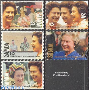 Accession 40th anniversary 5v