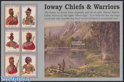 Ioway chiefs & Warriors 6v m/s