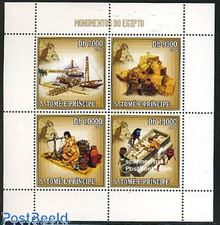 Egypt monuments 4v m/s