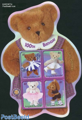 100 years Teddy bears 4v m/s