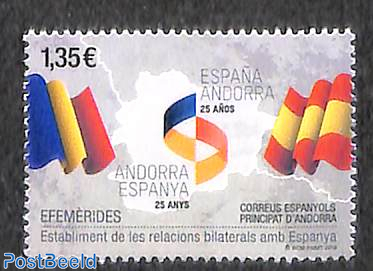 25 years bilateral relations with Spain 1v