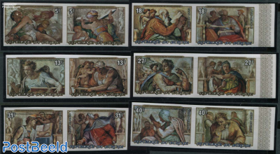 Christmas, Michelangelo 6x2v [:] imperforated
