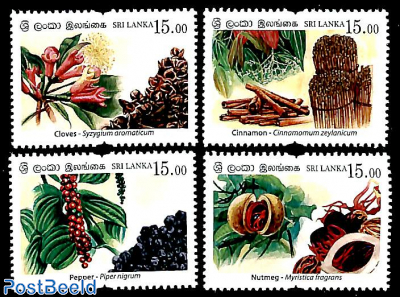 Spices of Sri Lanka 4v