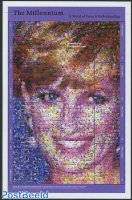 Princess Diana 8v m/s (mosaic)