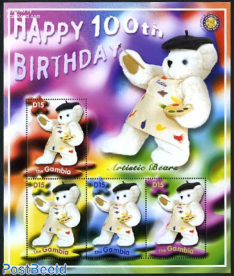 100 Years Teddy bears 4v m/s