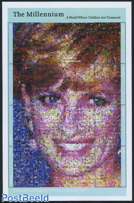 Princess Diana 8v m/s, mosaic