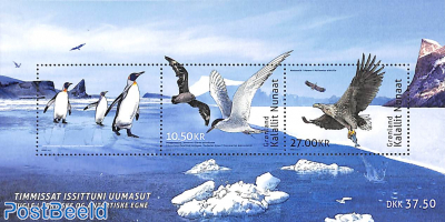 Birds s/s, joint issue with French Antarctica