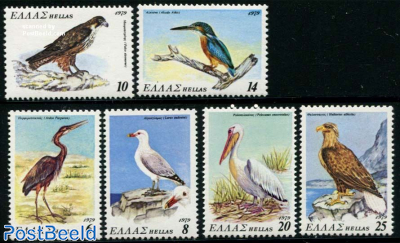 Birds conservation 6v
