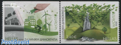 Europa, Think Green 2v [:], coil stamps