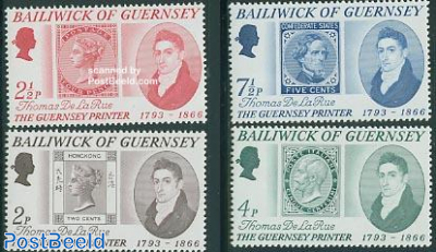 Famous stamps 4v