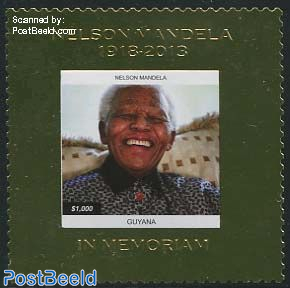 Nelson Mandela 1v, gold