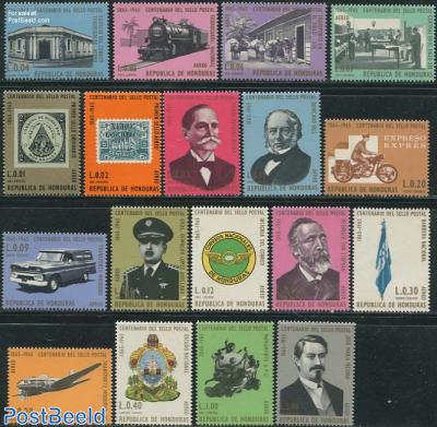 Stamp centenary 18v