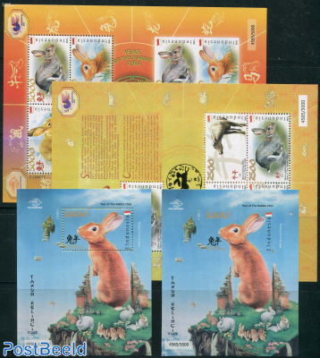 Year of the rabbit special pack 1 with imp. sheets