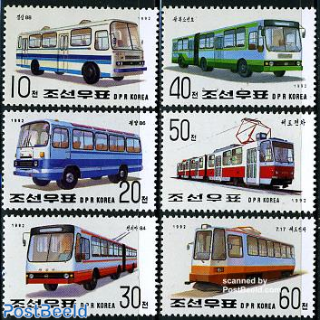 Essen 92, bus & tramway 6v