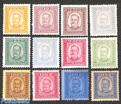 Funchal, definitives 12v