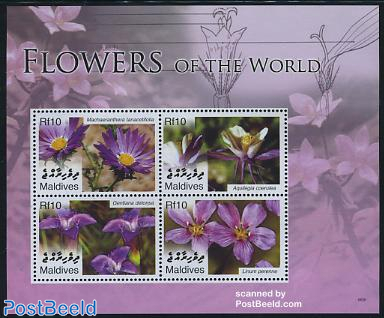 Flowers of the world 4v m/s