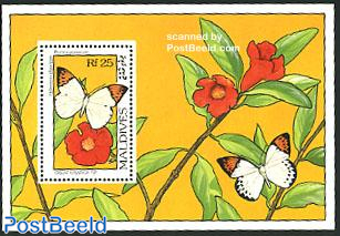 Butterflies & flowers s/s, Hebomoia glaucippe