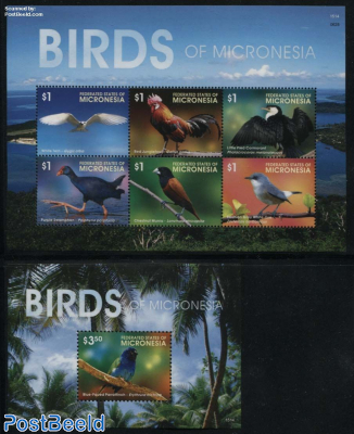 Birds of Micronesia 2 s/s