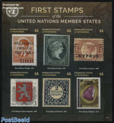 First Stamps C-D 6v m/s