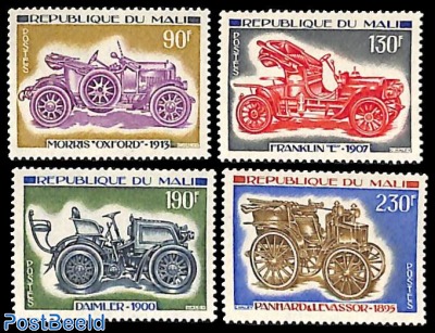 Automobiles 4v (Morris,Franklin,Daimler,Panhard)