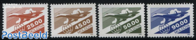 Airmail definitives 4v