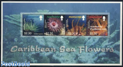 Caribbean sea flowers 4v m/s